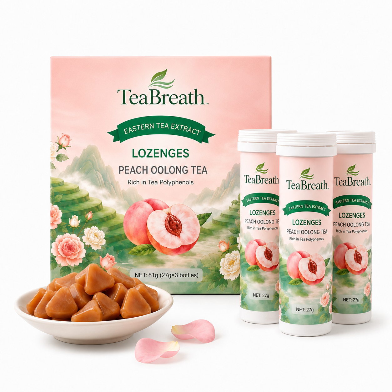 PEACH OOLONG TEA LOZENGES