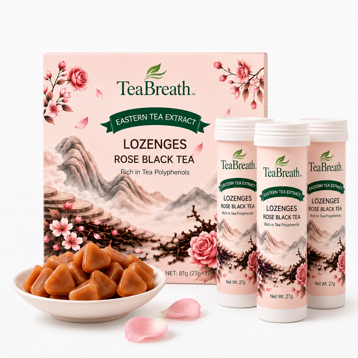 ROSE BLACK TEA LOZENGES
