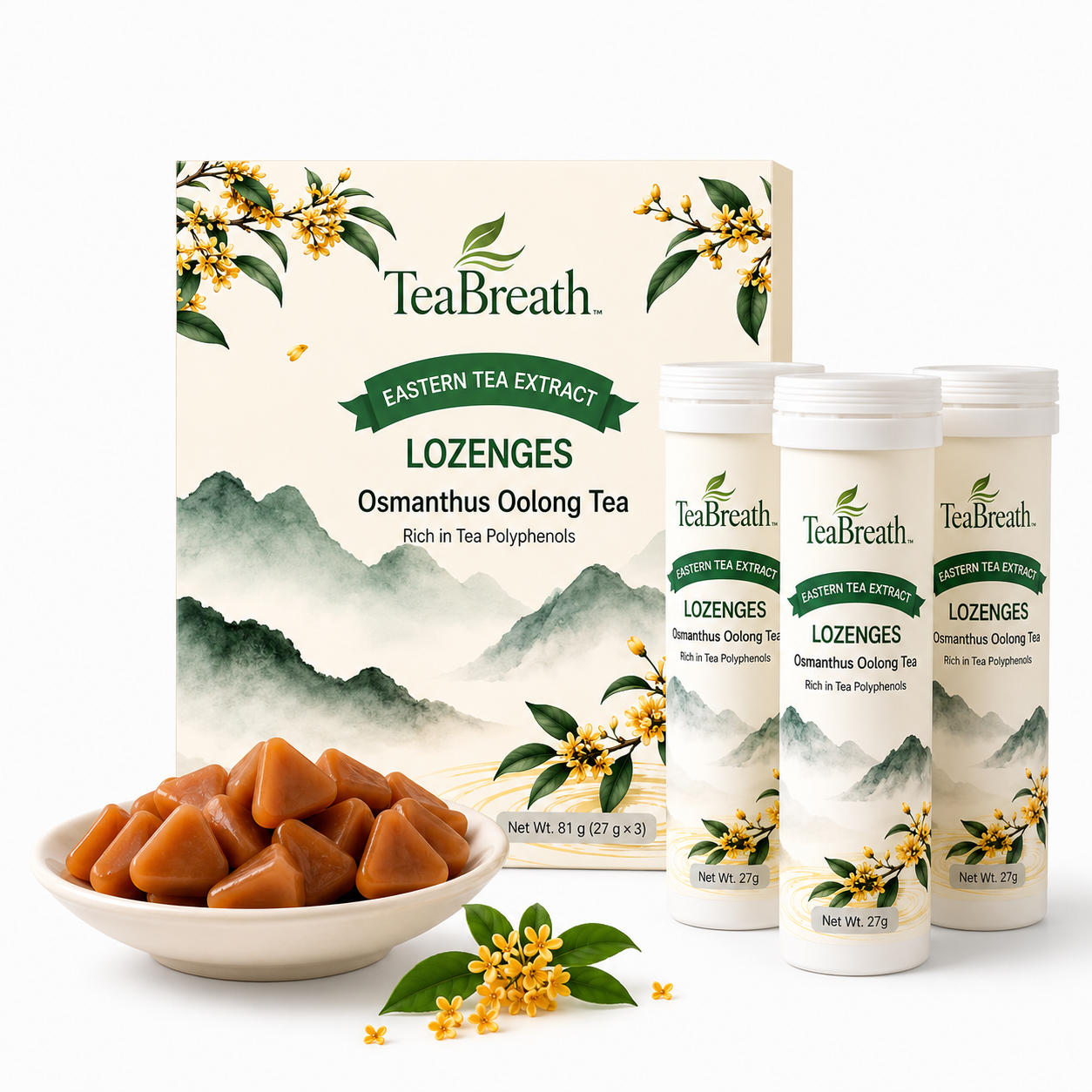 OSMANTHUS OOLONG TEA LOZENGES